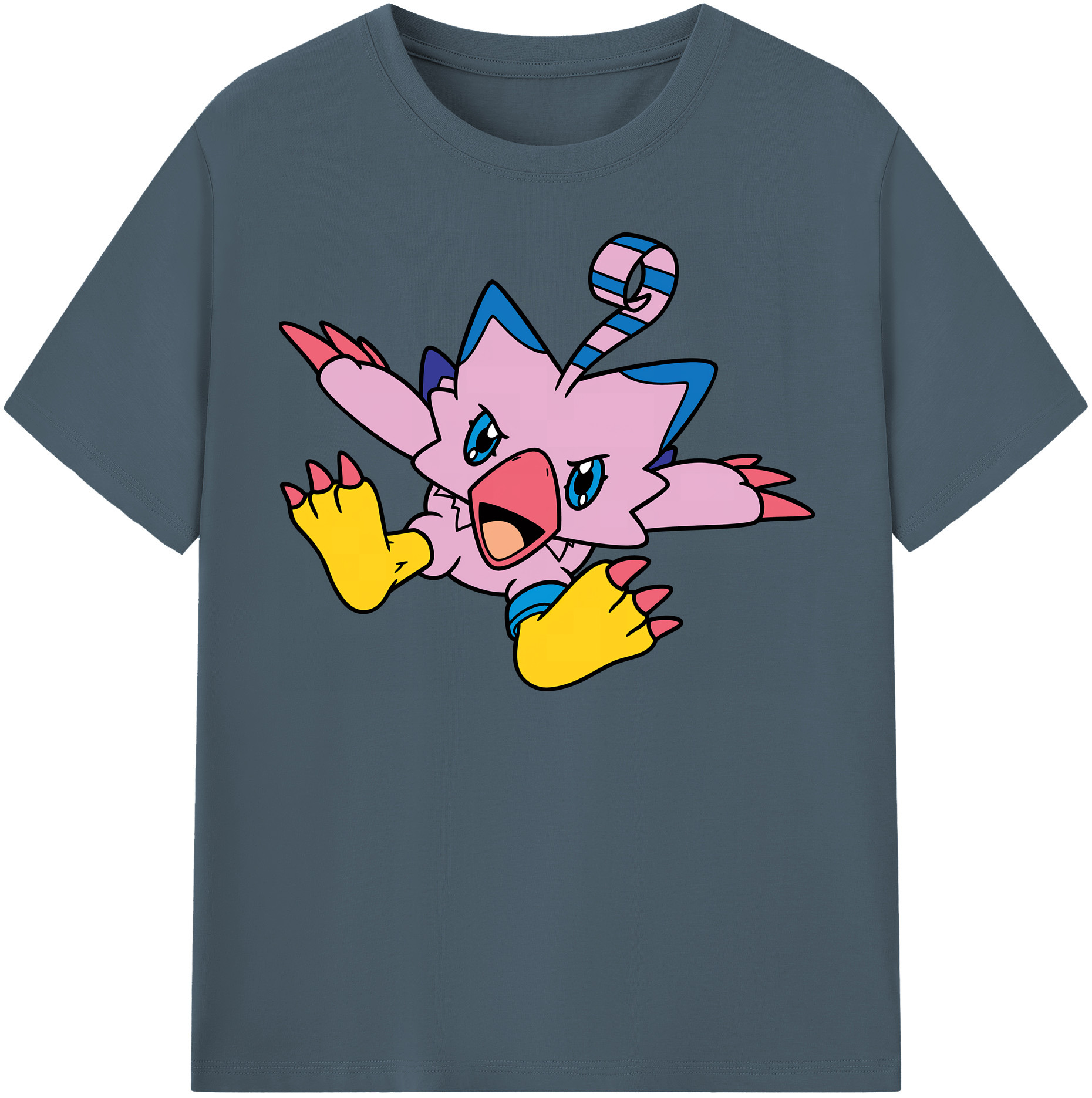 （画像用） Digimon デジタルモンスター/デジモン 綿100％半袖Tシャツ（フロントプリント）